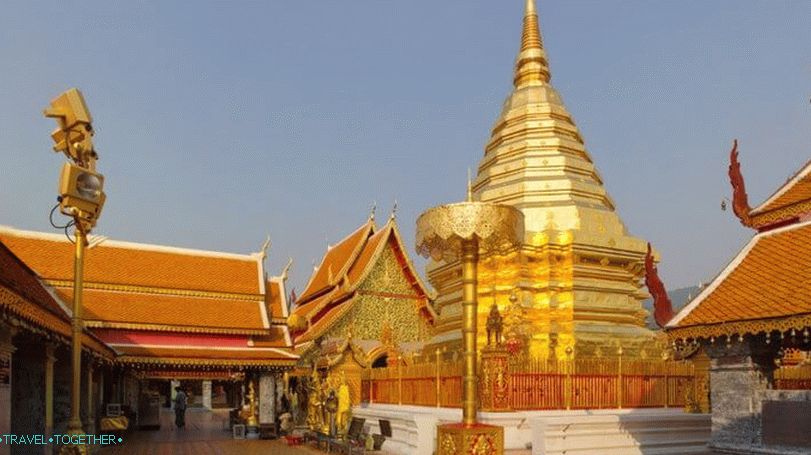 Chrám Wat Phra That Doi Suthep v provincii Chiang Mai
