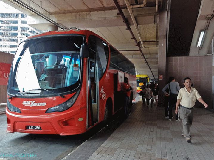 Skybus na KL Sentral