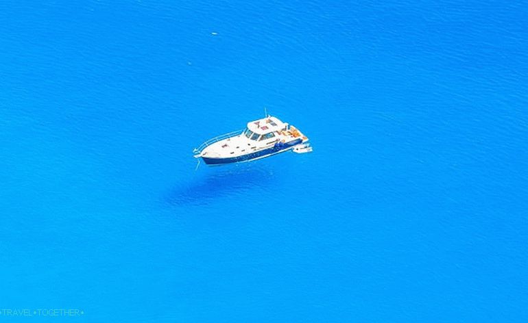 Amorgos.  "Modrá priepasť"