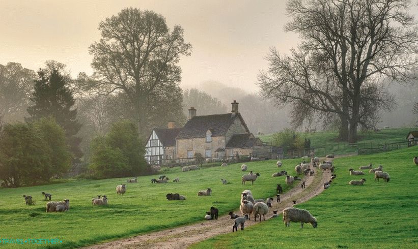 Príroda v Anglicku. Cotswolds