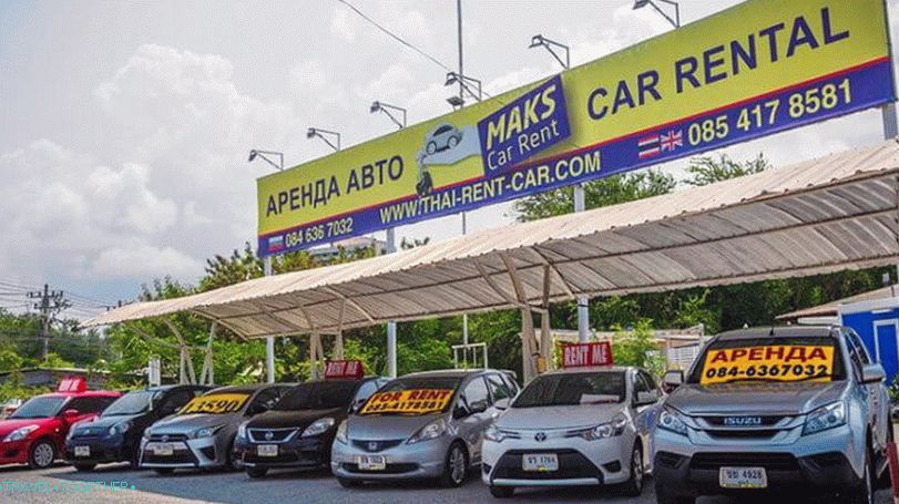 Prenájom auta v Pattaya
