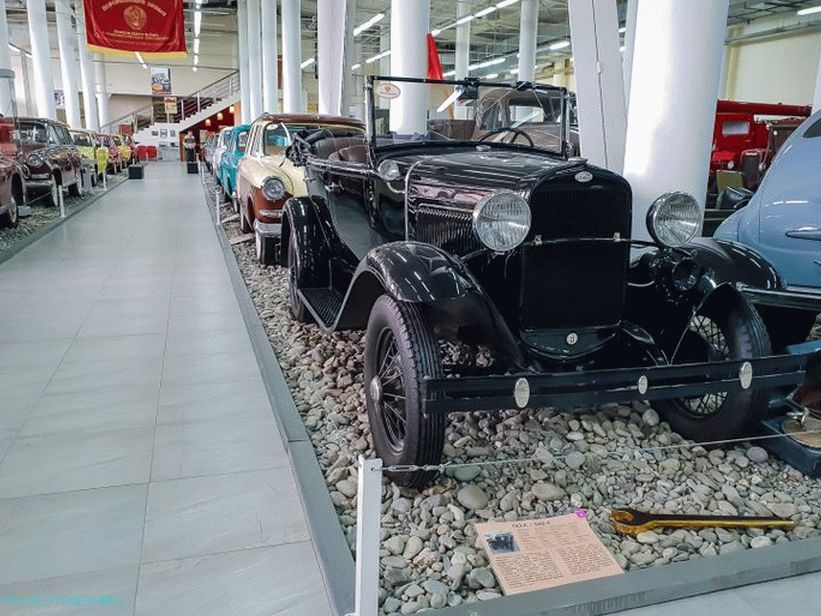 Avtomuzey v Soči, GAZ-A, vyrobený na základe licencie od spoločnosti Ford.