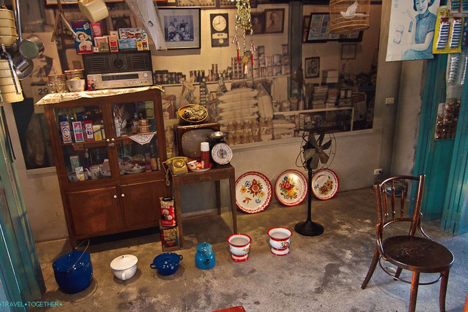 Expozícia thajského života minulého storočia
