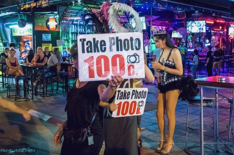 Bangla, cesta, do, Phuket, ulica, do, Patong, s, clubs, a, prostitutes