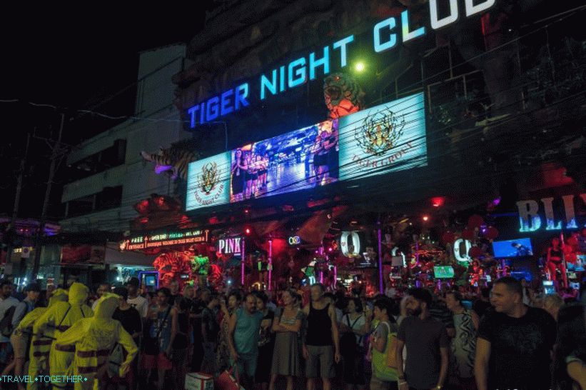 Bangla, cesta, do, Phuket, ulica, do, Patong, s, clubs, a, prostitutes