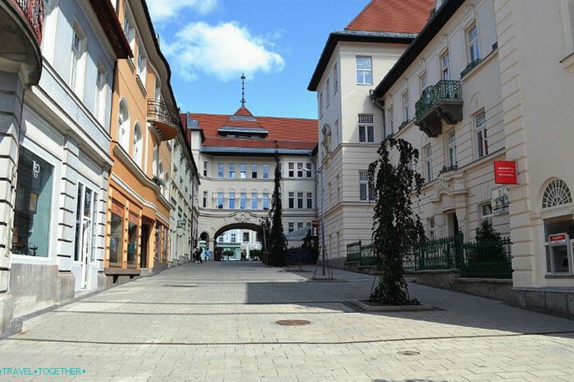 Banská Bystrica. Narodnaya ulica