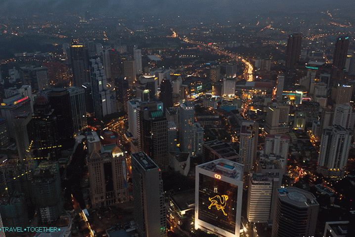 Kuala Lumpur večer