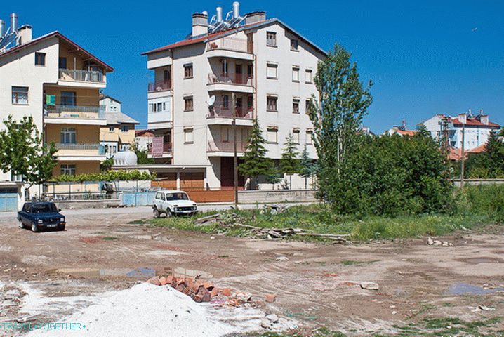 Naše pole v meste Beyşehir.