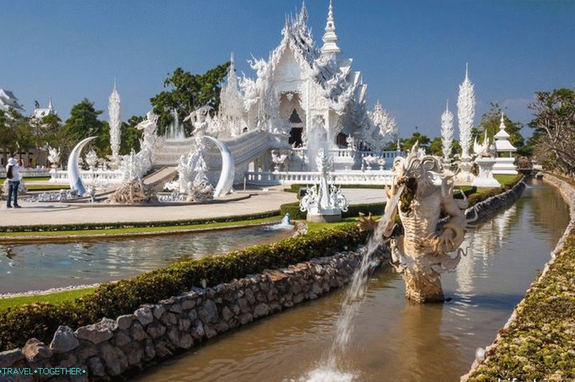Biely chrám Thajska (Wat Rong Khun) - krásna rozprávka v tele