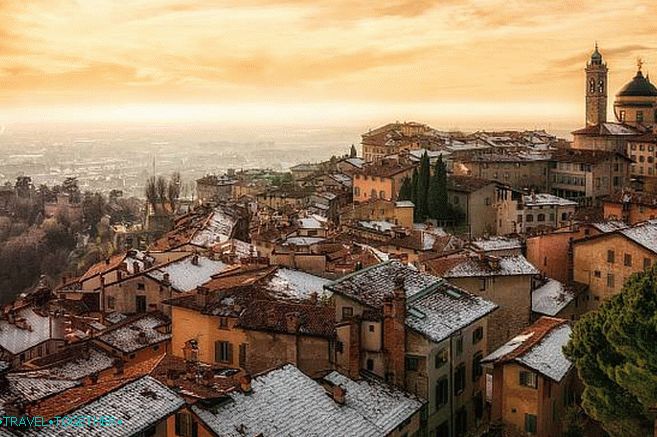 Bergamo v zime