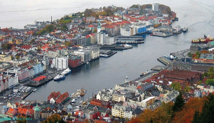 Panoráma z Bergenu
