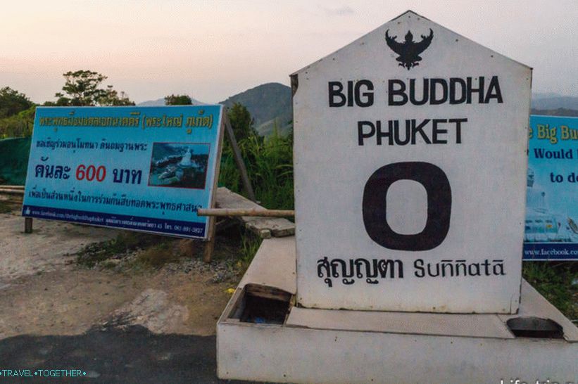 Veľký Budha na Phukete a rozhľadňa - hlavná atrakcia