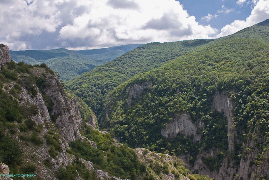 Veľký kaňon Krymu zhora