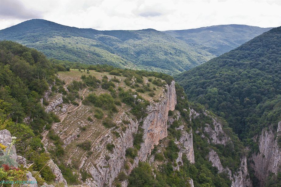 Veľký kaňon Krymu zhora