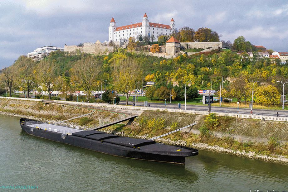 Bratislava mesto na Slovensku a Dunaj