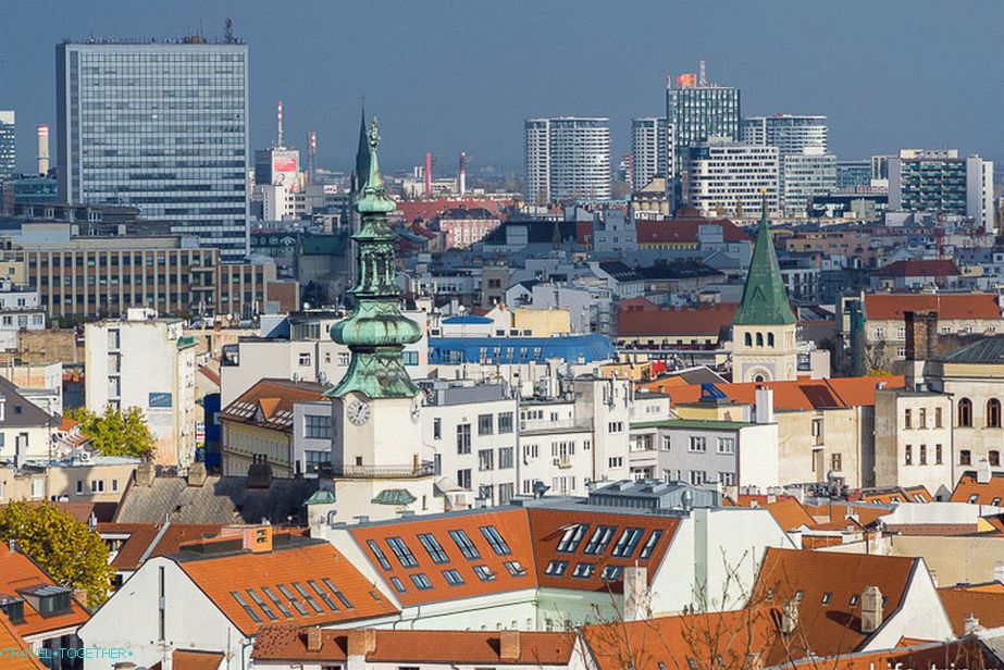 Pohľad na Staré mesto Bratislava