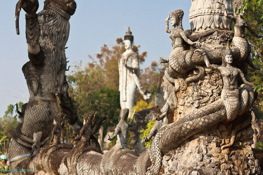 Sochársky park Buddha Sala Keoku