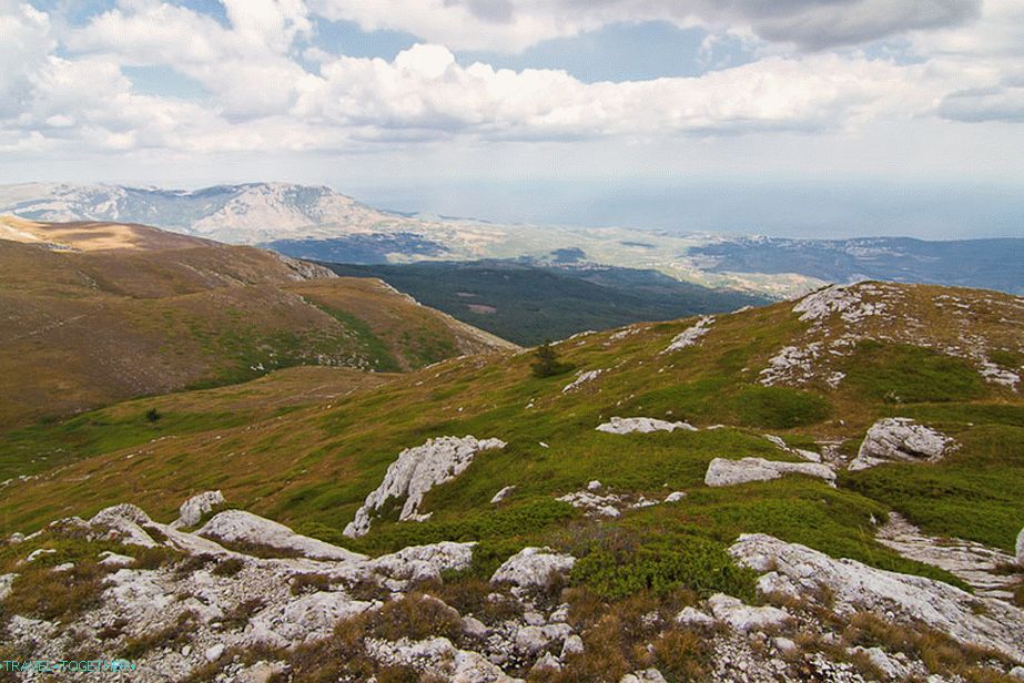 Chater Dag Yayla na ceste k Eklizi Burun