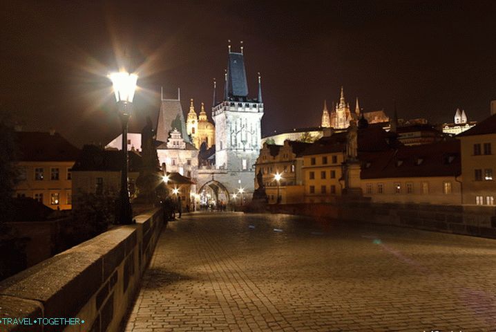 Stará Praha večer, Karlov most