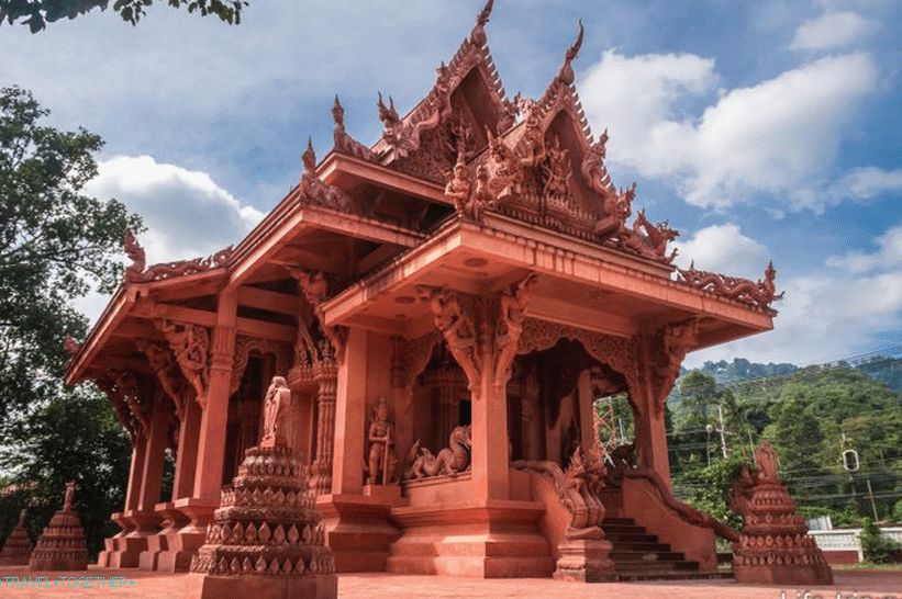 Červený chrám na Samui