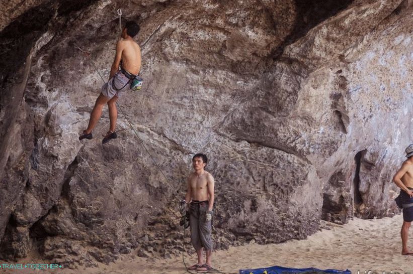Lezenie v Krabi