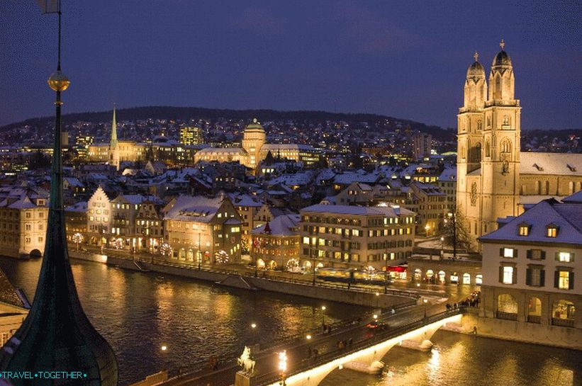 Zürich v zime
