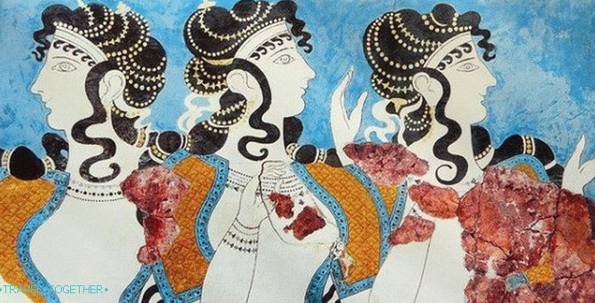 Fresky paláca Knossos