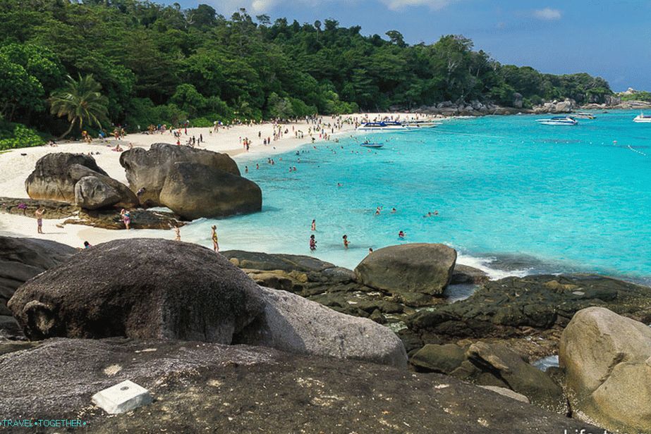 Veľmi krásna pláž Similan