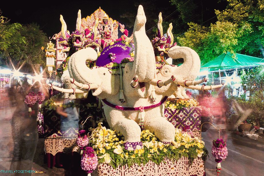 Kvetinový festival v Chiang Mai