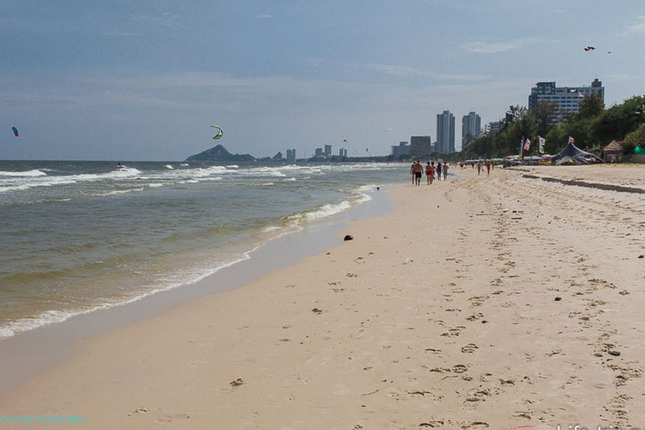 Pláž mesta Hua Hin