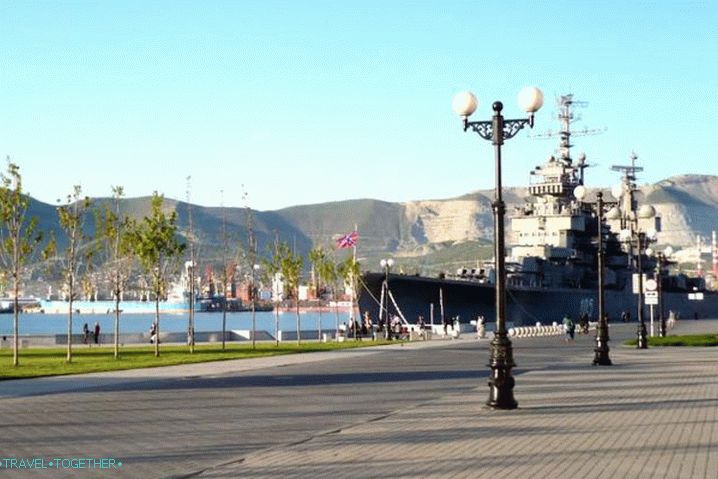 Novorossijsk, nábrežie
