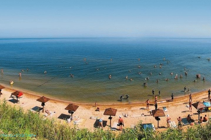 Stolitsa Golubitskaya, pláže