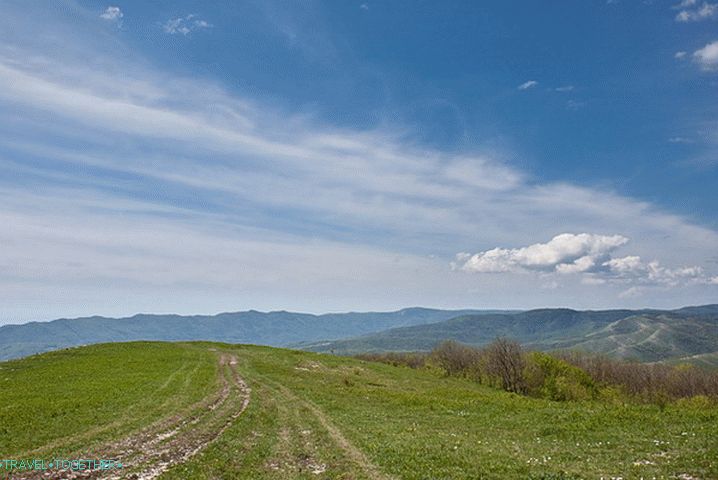 Pohľad z hory Shahan.