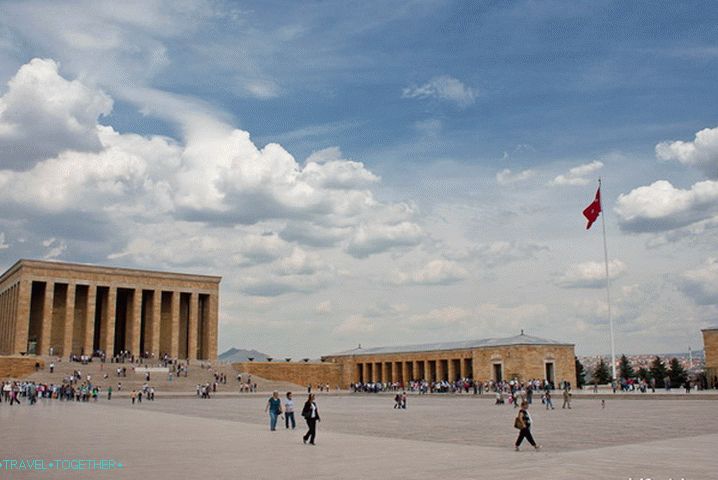 Atatürkovo mauzóleum. Turecko.