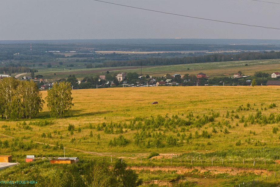 Pohľad z okna na priblíženie