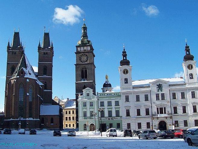 Hradec Králové v zime