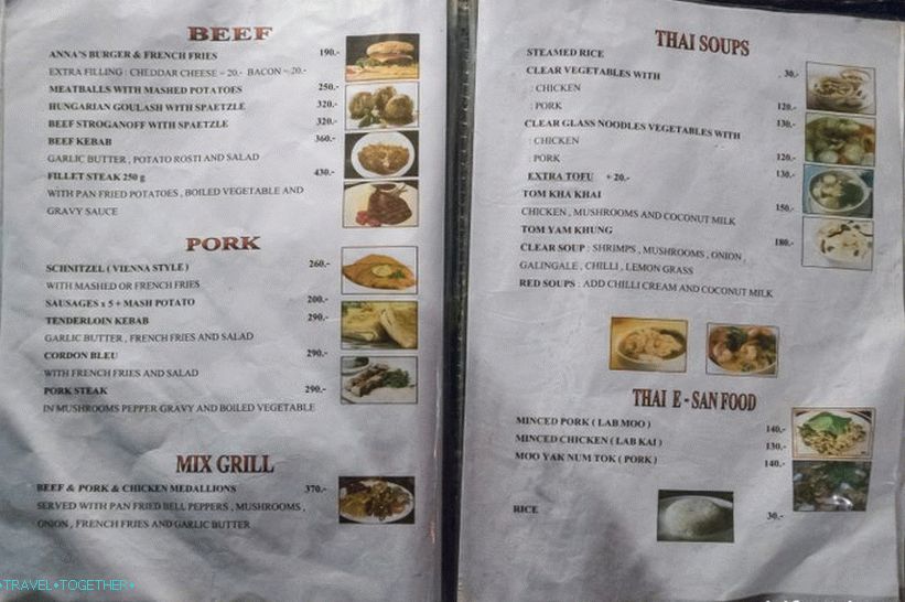 Reštaurácia Good Anna's na Phi Phi - išla a skontrolovala recenzie