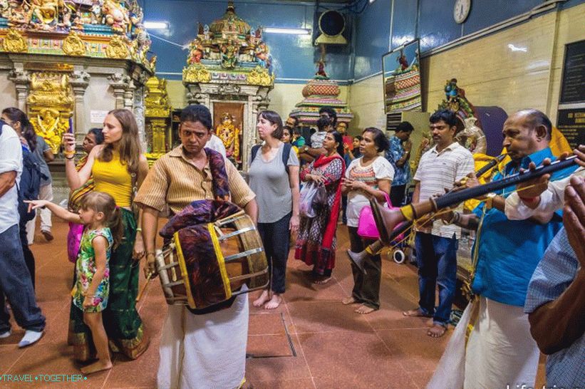 Chrám Sri Veeramakaliamman v Singapure - v štvrti Little India