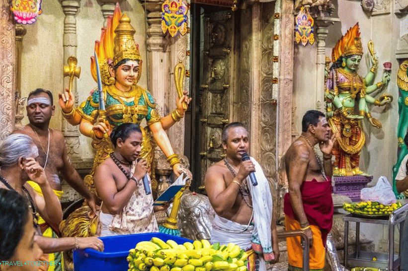 Chrám Sri Veeramakaliamman v Singapure - v štvrti Little India