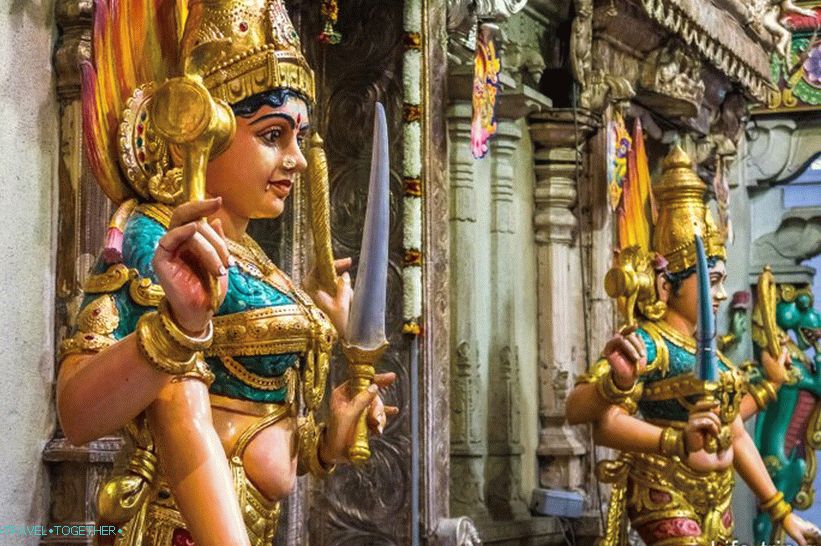 Chrám Sri Veeramakaliamman v Singapure - v štvrti Little India