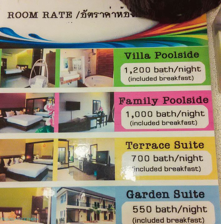 Ceny na mieste, hotel v Chumphone