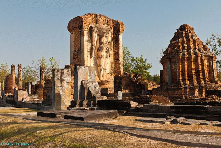 Wat Chetuphon v južnej časti Sukhothai