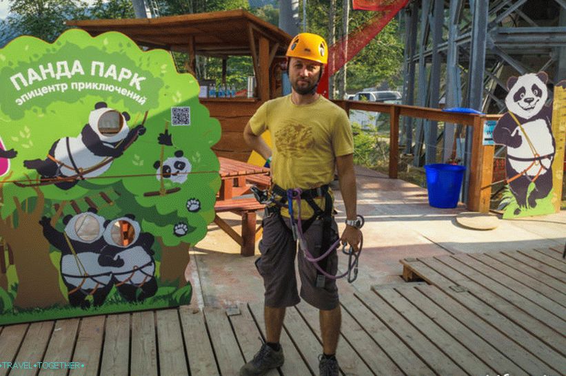 Panda Park alebo Yeti Park v Rosa Khutor