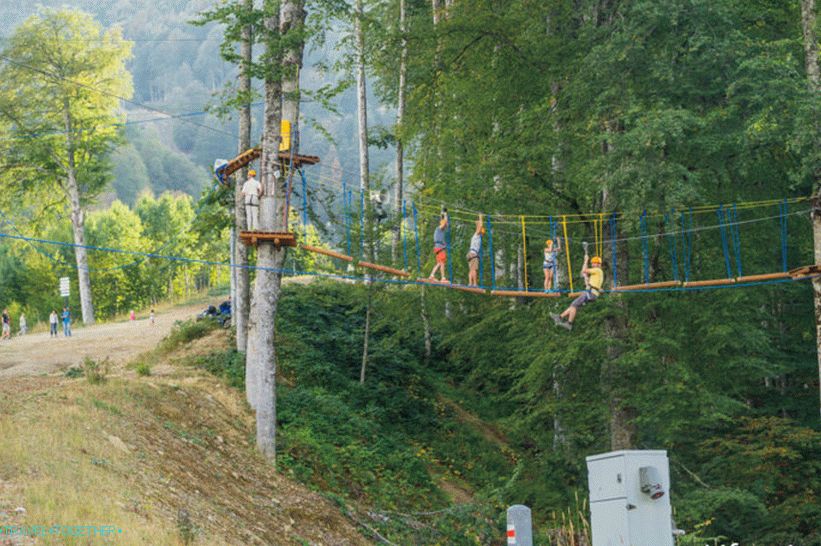 Yeti Park alebo Panda Park - lezieme a lietame v Rosa Khutor