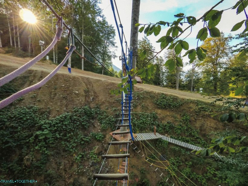 Yeti Park alebo Panda Park - lezieme a lietame v Rosa Khutor