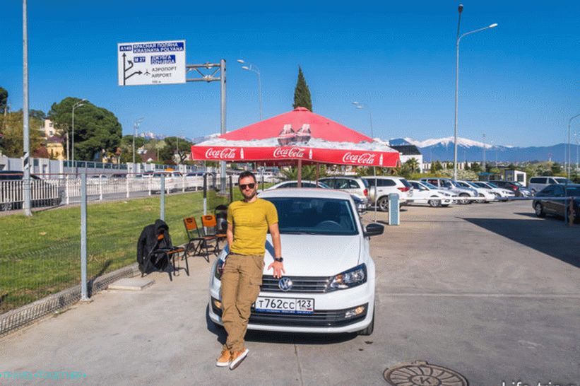 Prenajal som si auto pre Soči