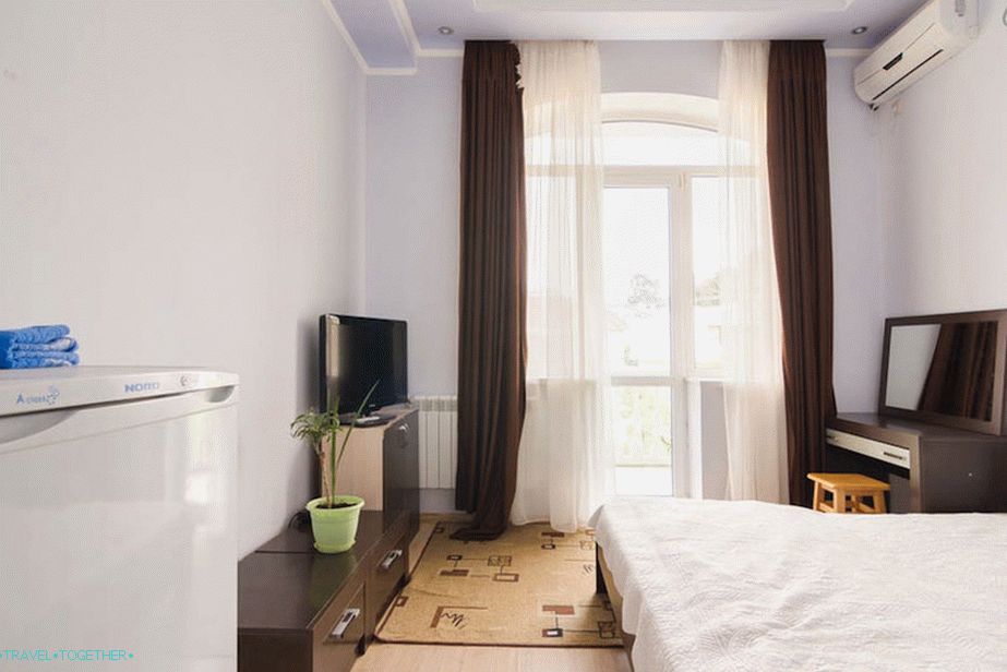 Ako si prenajať byt v Soči na prenájom a lacný - kompilácia Airbnb!