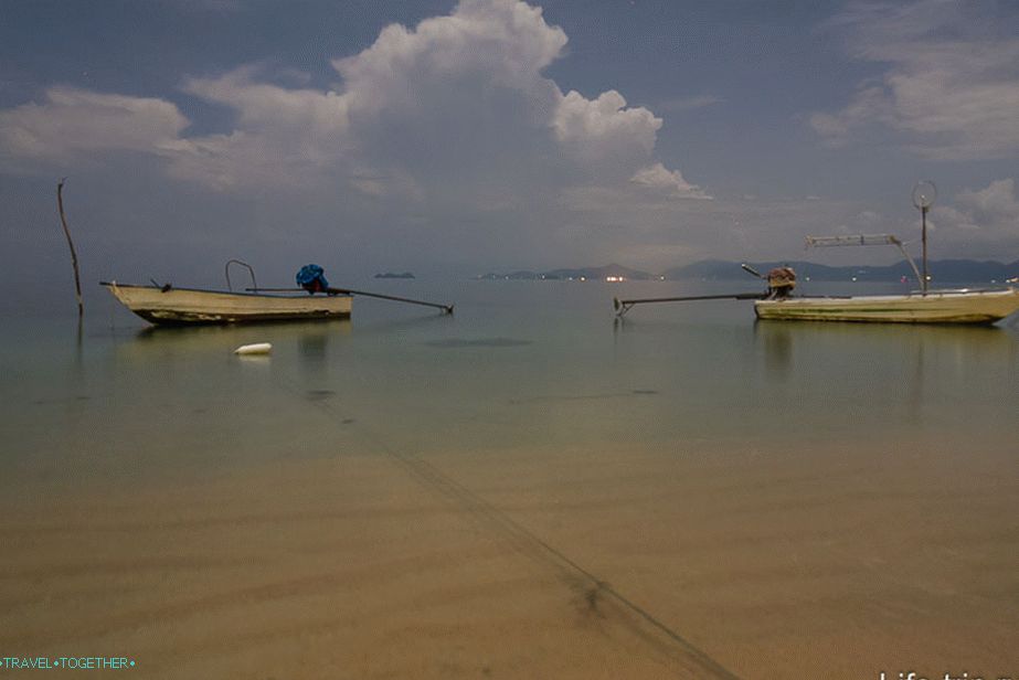 V noci na Samui je ticho a pokoj.