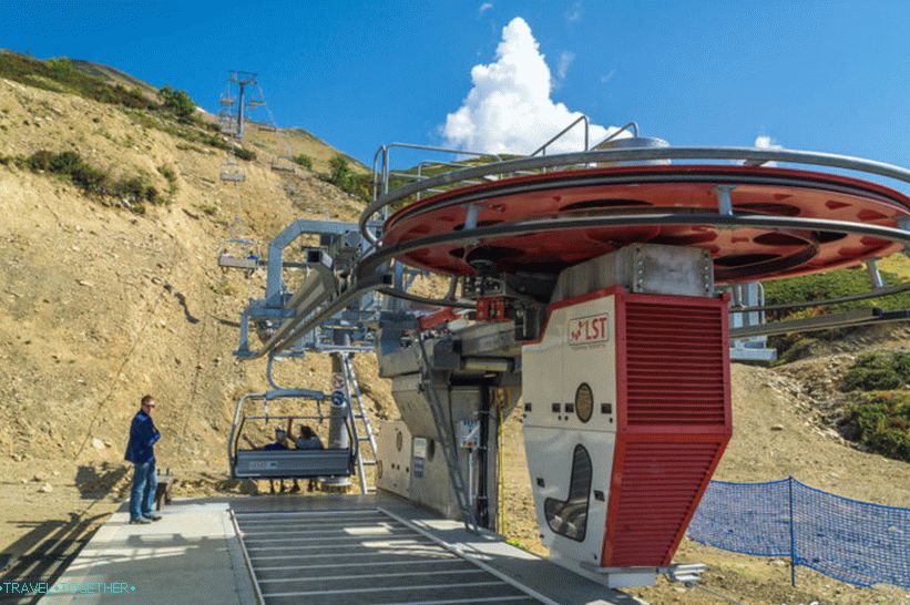 Kamenný stĺp 2509 mv Rosa Khutor - skvelé sledovanie pre začiatočníkov