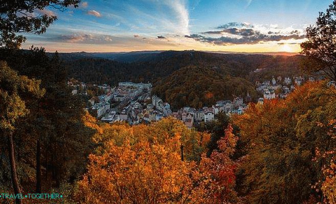 Panorama Karlových Varov
